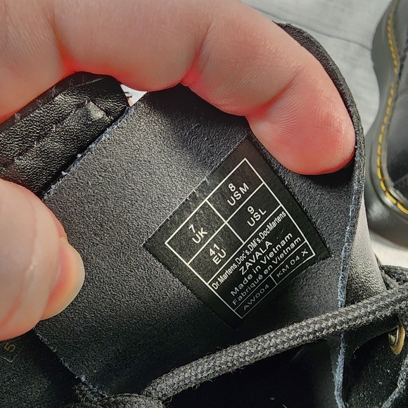 Doc Martens Zavala Women's Size US 9 Combat Lace-up Ankle Boots AW004 - Picture 5 of 6